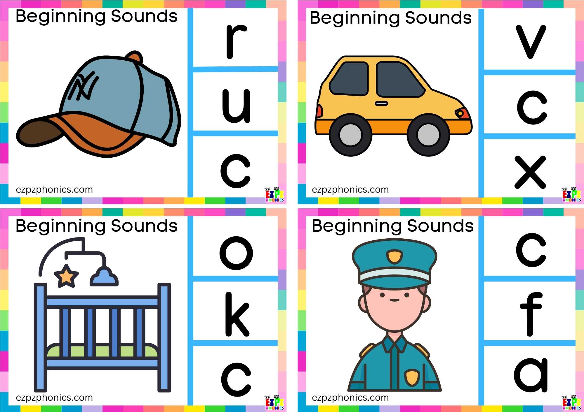 Letter C Look At The Image  And Clip The Correct Letter Clip Card 2